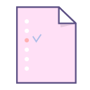Check list,Doc,File,List,Paper